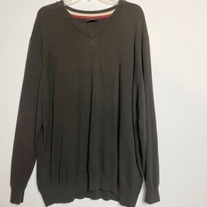 Rochester Pullover Vneck Sweater 2XL Chucky Knit 100% Cotton